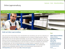 Tablet Screenshot of online-lagerverwaltung-blog.de